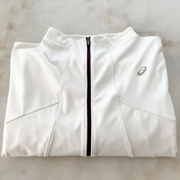 ASICS Men's White Performance Jacket Size XL - Picture 4 of 5